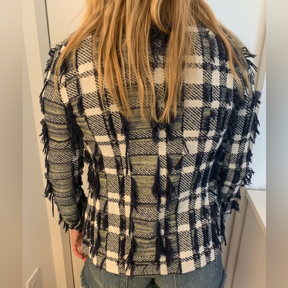 St John Wool-Blend Shirt Jacket in Blue - Picture 3 of 7